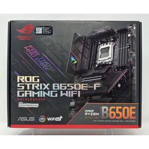 ASUS ROG Strix B650E-F Gaming WiFi AM5 DDR5 ATX Motherboard PCIe 5.0 NEW Sealed
